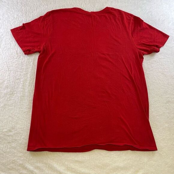 Large Red Unisex Nike Just Do It T-Shirt - Picture 3 of 11